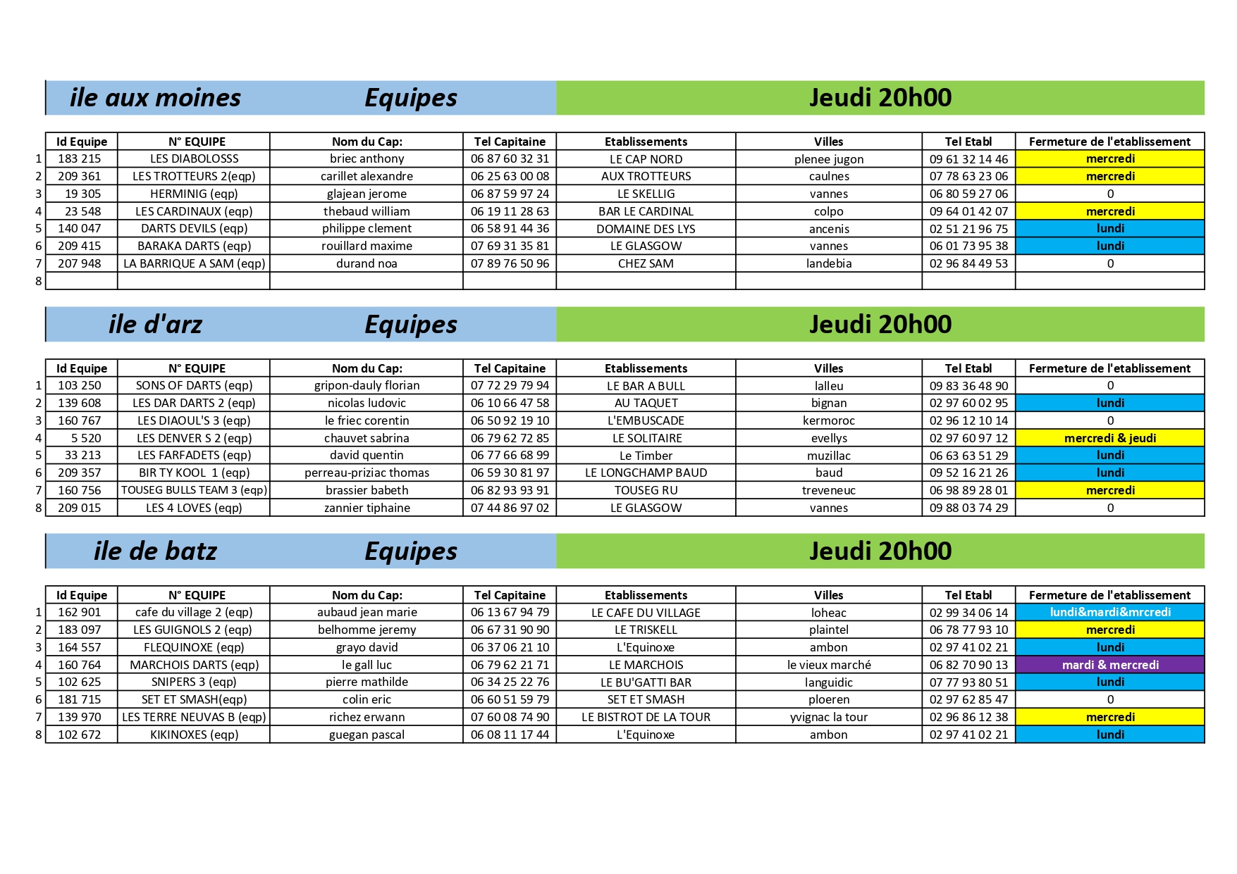 Calendrier 2026-2027 - Partie 3