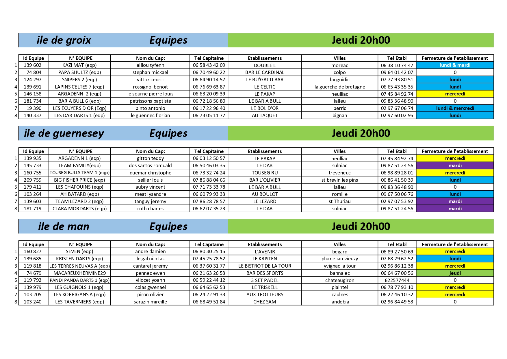 Calendrier 2026-2027 - Partie 5
