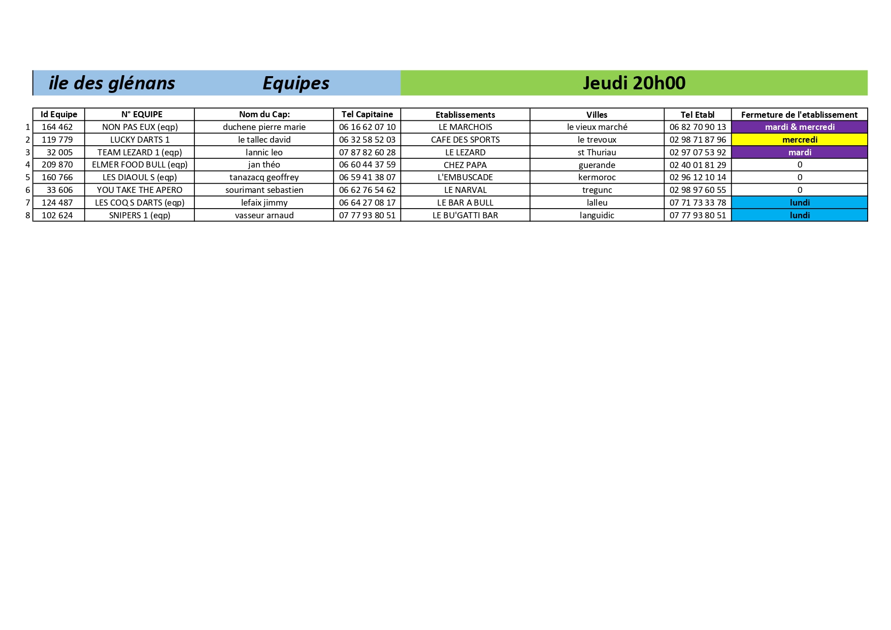 Calendrier 2026-2027 - Partie 6
